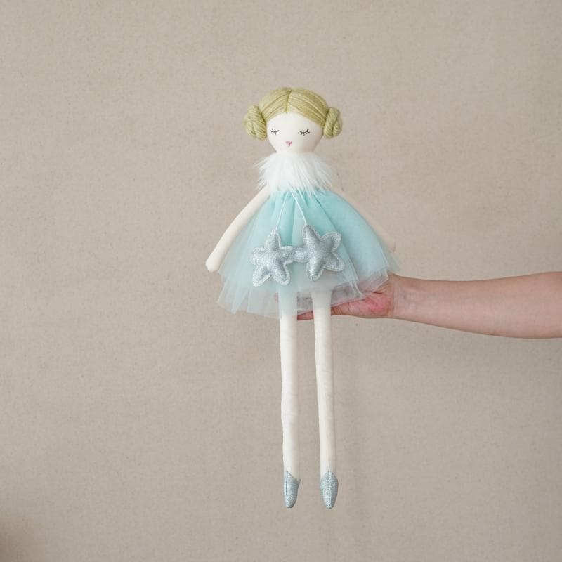 Blue Princess Fabric Doll 50cm — Dolls from Mowey Studio