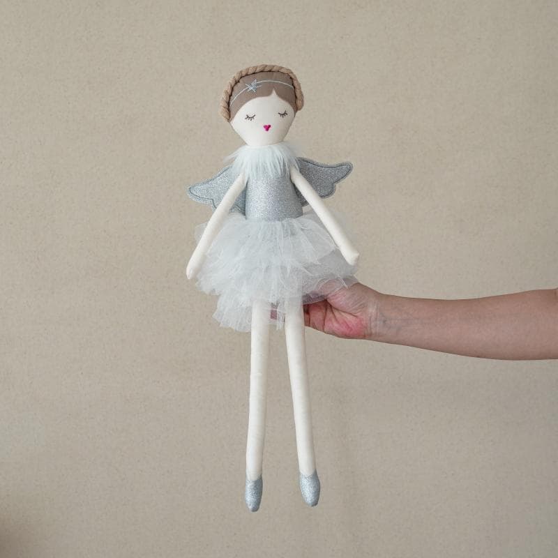 Silver Princess Fabric Doll 50cm — Dolls from Mowey Studio
