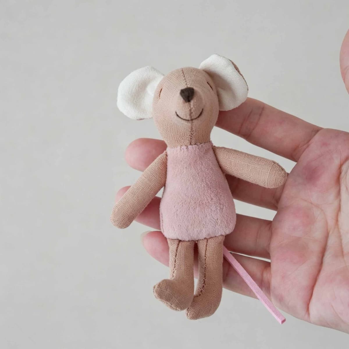 Wingless Angel Pink Mouse Plush 10cm — Mouses from Mowey Studio