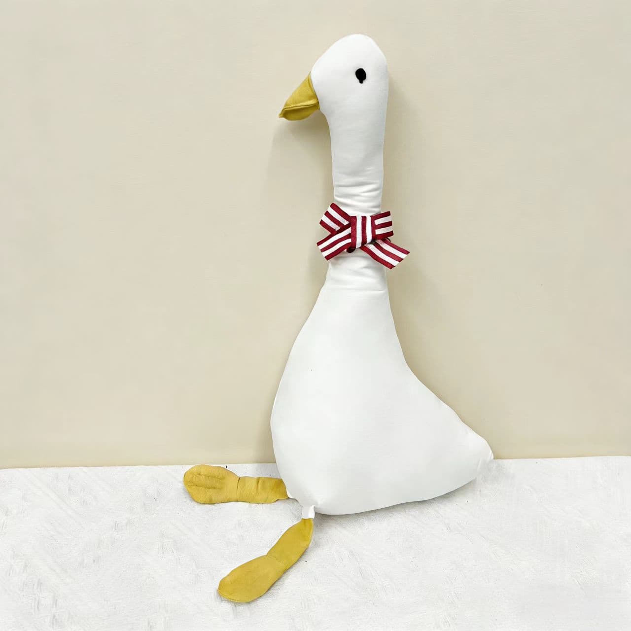 White Big Goose Plush 55cm — Birds from Mowey Studio