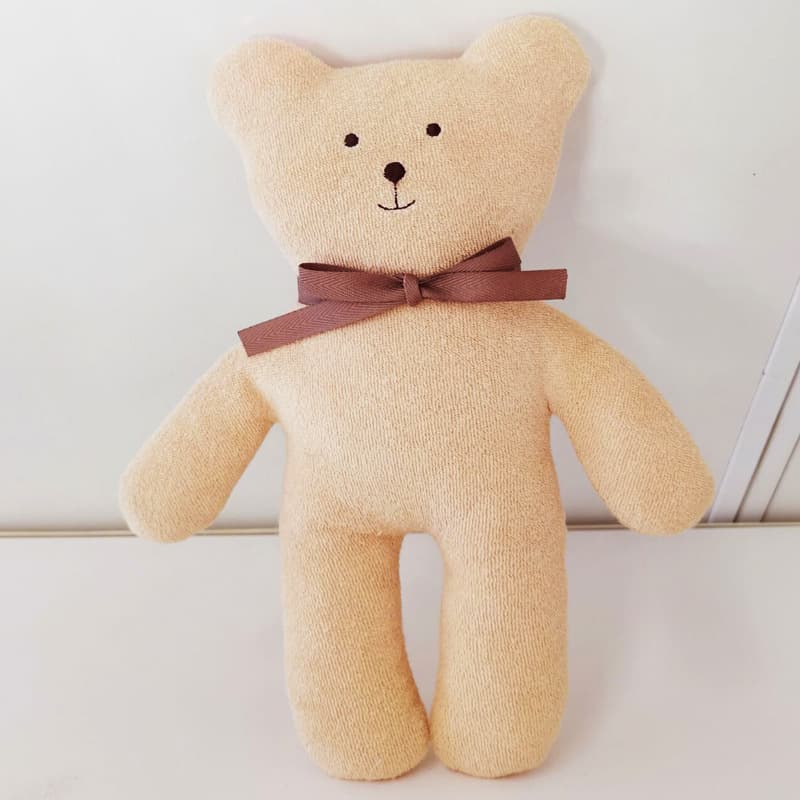 Khaki Bear Plush 26cm — Bears from Mowey Studio