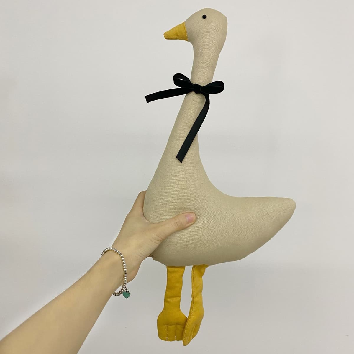 Khaki Big Goose Plush 49cm — Birds from Mowey Studio
