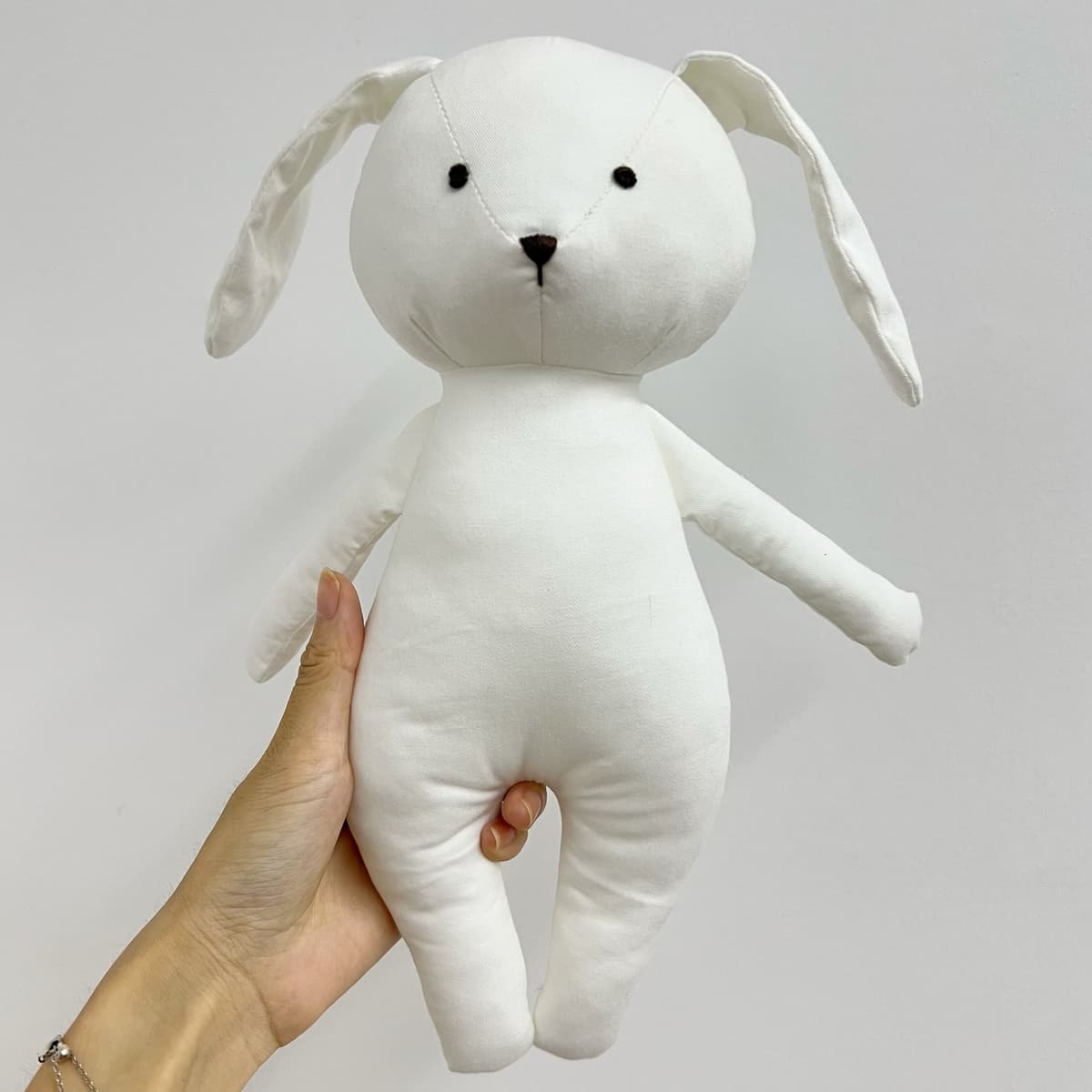 White Bunny Plush 30cm — Rabbits from Mowey Studio