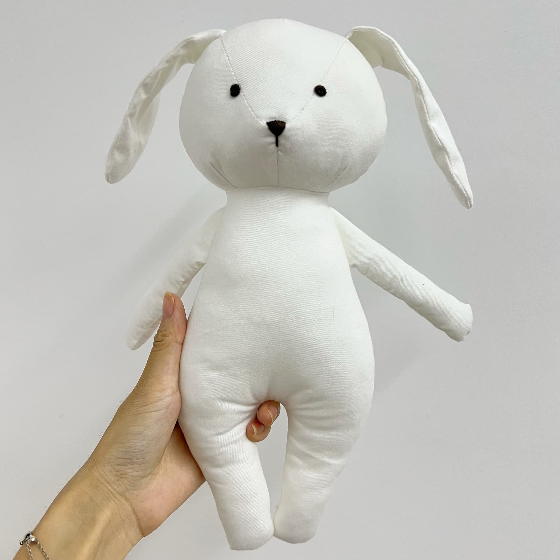 White Bunny Plush 30cm — Rabbits from Mowey Studio