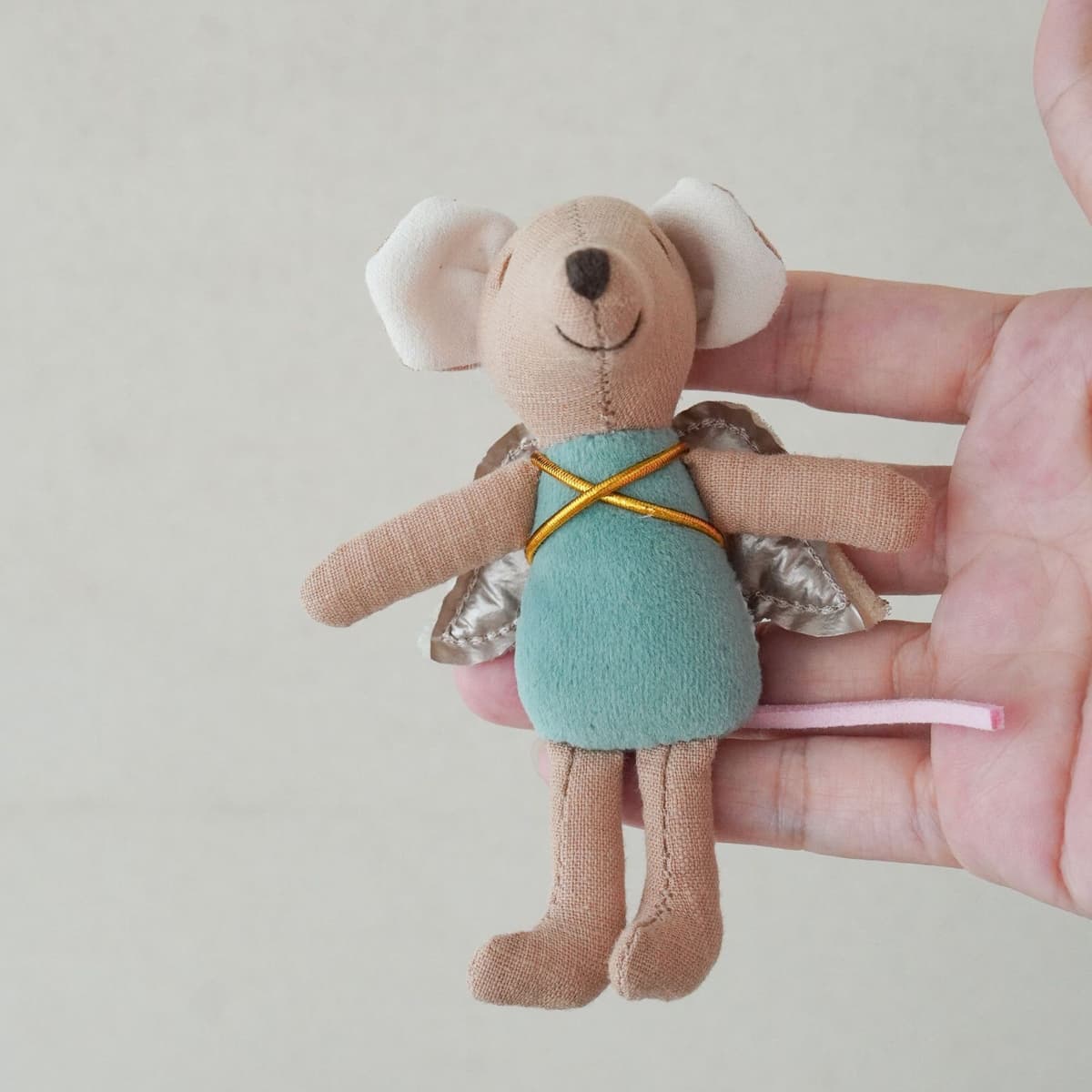 Angel Green Mouse Plush 10cm — Mouses from Mowey Studio