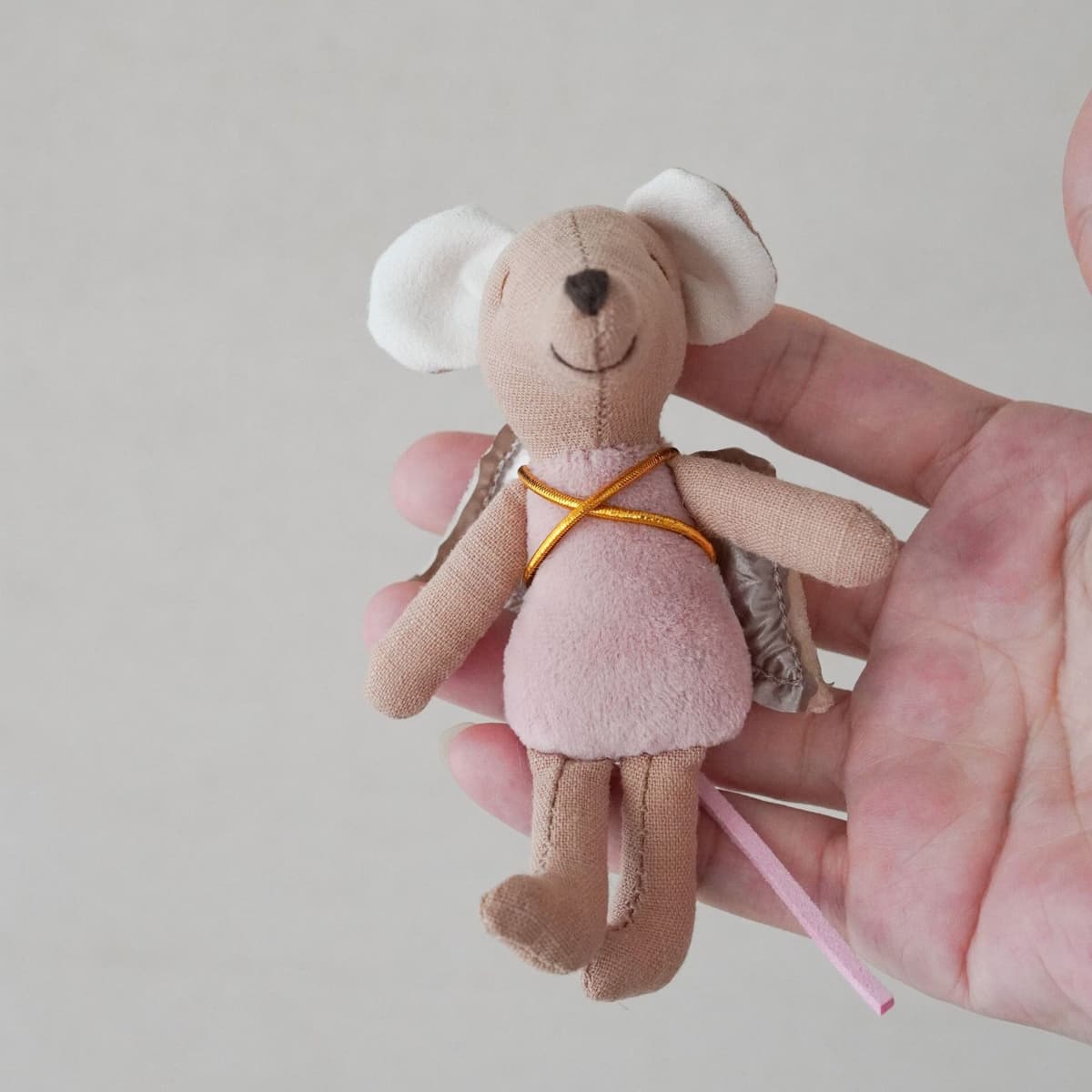 Angel Pink Mouse Plush 10cm — Mouses from Mowey Studio