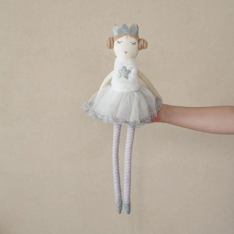 White Princess Fabric Doll 50cm — Dolls from Mowey Studio
