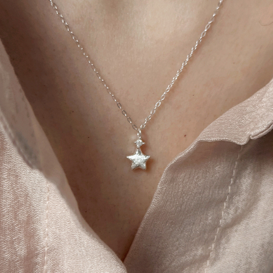 Sweet Heart Bow Pearl Necklace
