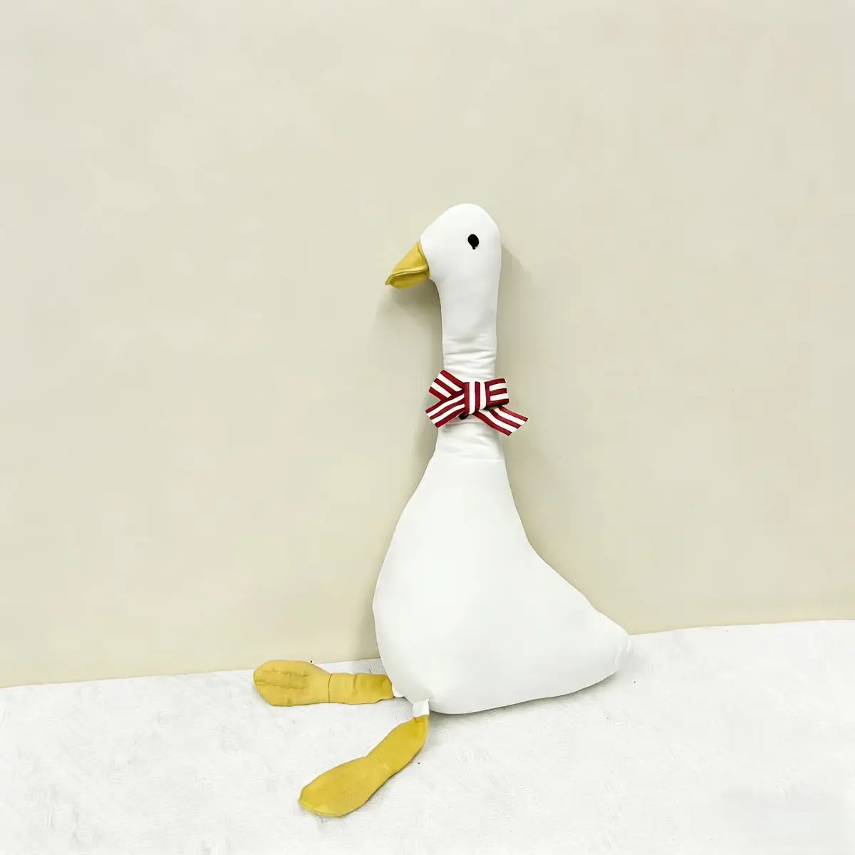 White Small Goose Plush 35cm — Birds from Mowey Studio