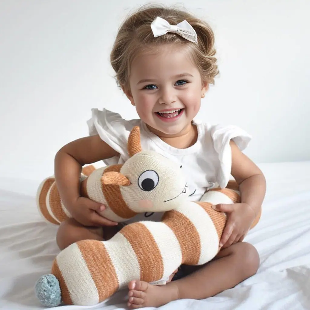 Caterpillar Plush 125cm — front view