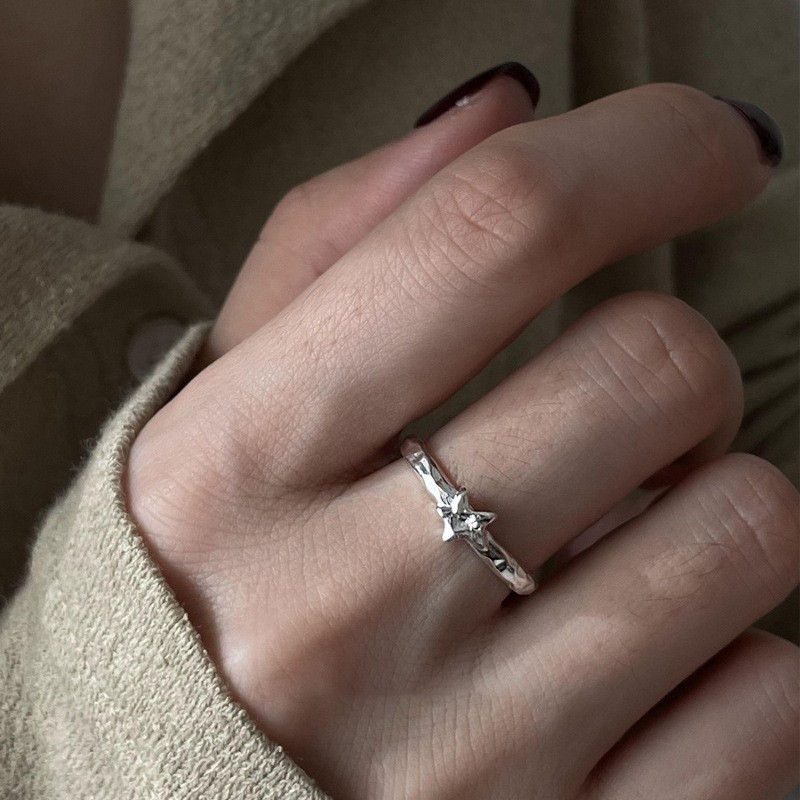 S925 Silver Plain Ring J5329